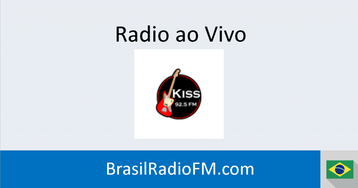 Kiss FM (Sao Paulo) ao vivo Ràdio Online Brasil Kiss FM (Sao Paulo) ao vivo Ràdio Online Brasil
