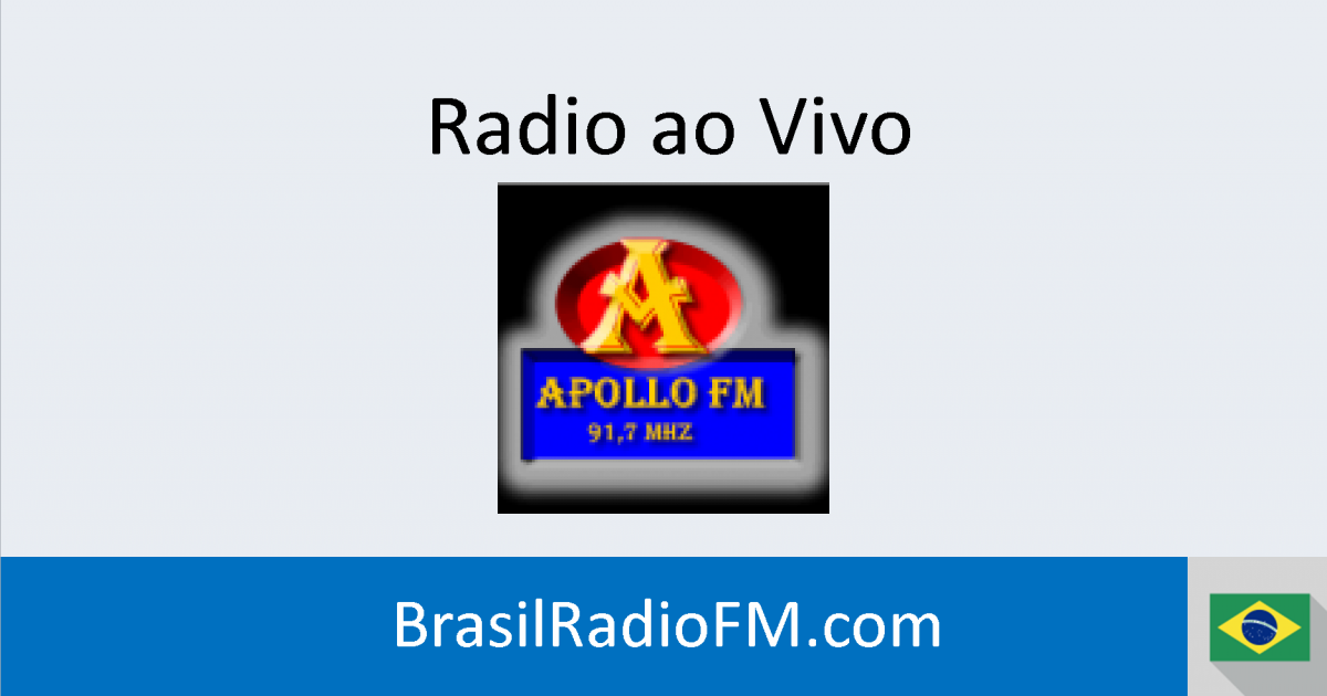 Rádio Apollo ao vivo Ràdio Online Brasil